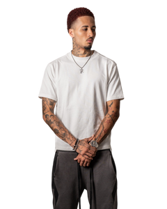Panelled Tee (WHITE) — 7