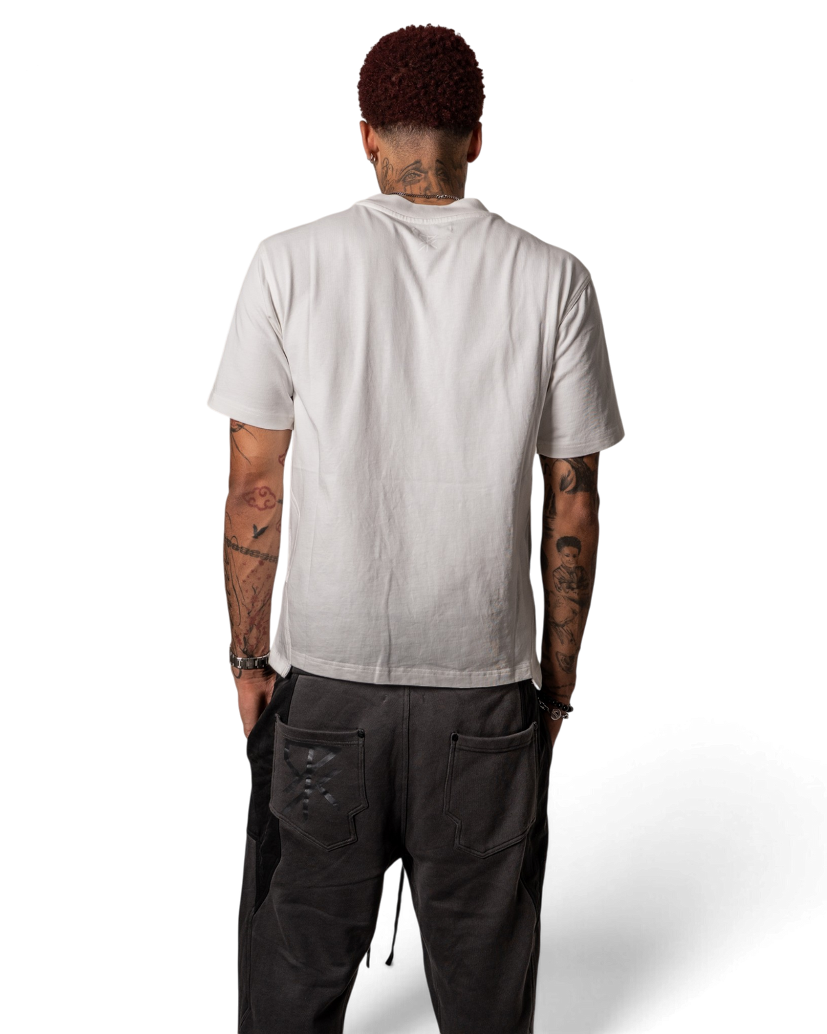Panelled Tee (WHITE) — 3 of 7