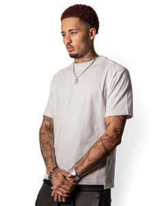Panelled Tee (WHITE) — 1