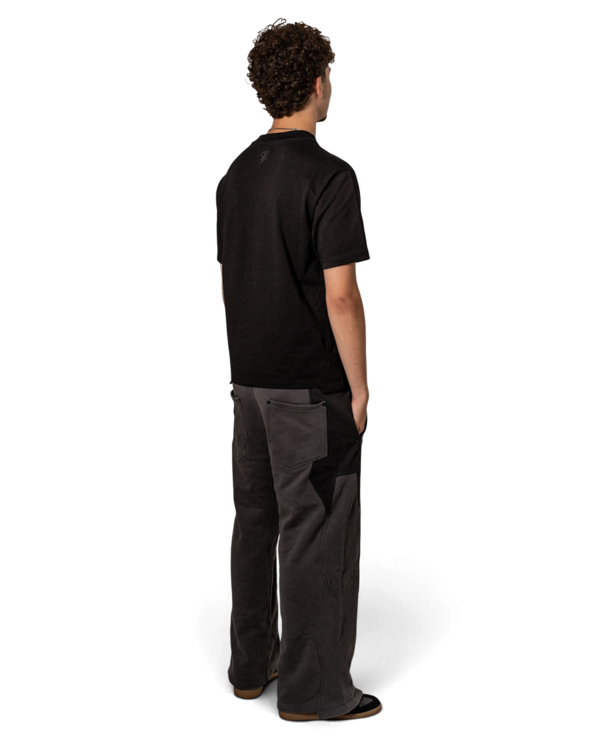 Panelled Tee (BLACK) — 4 of 7