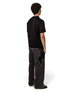 Panelled Tee (BLACK) — 4