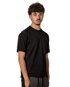 Panelled Tee (BLACK) — 1