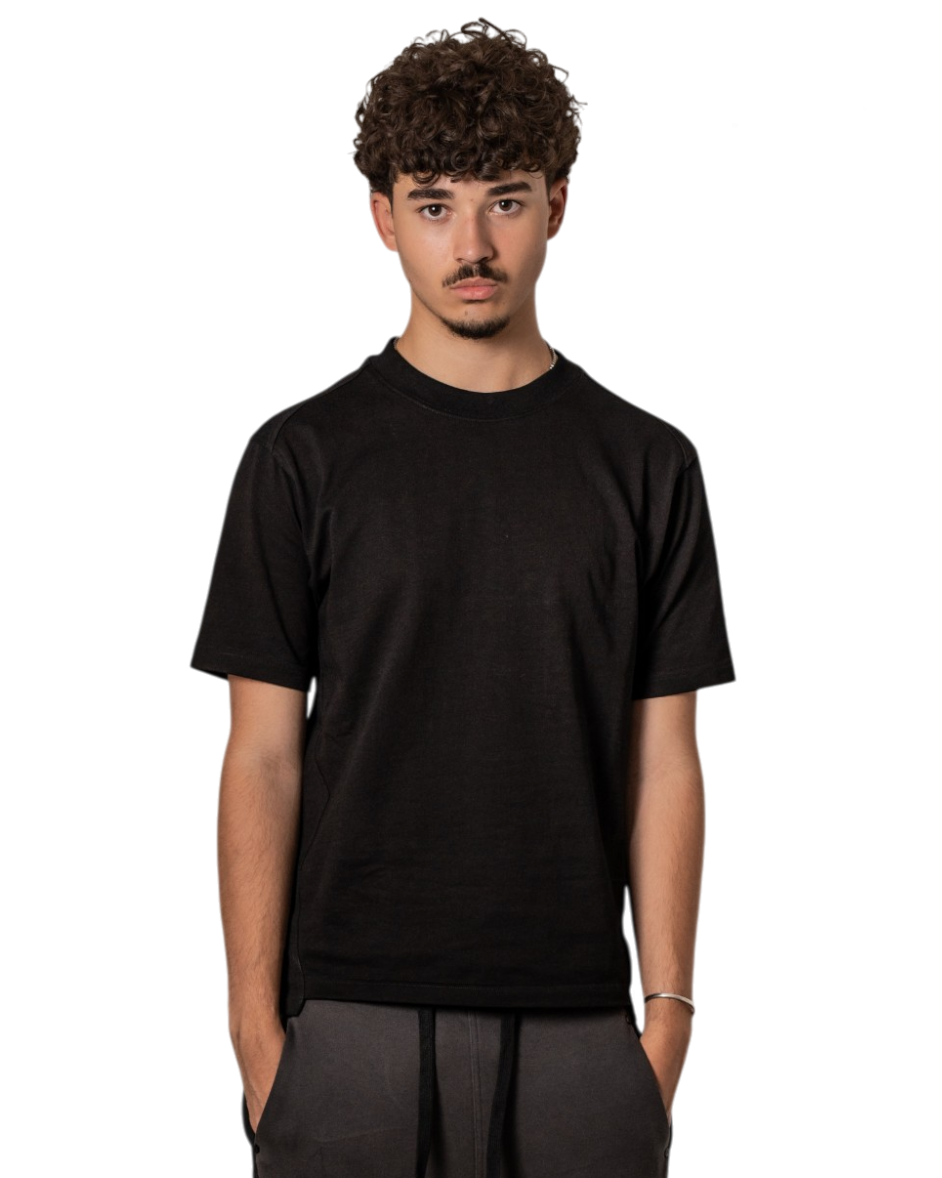 Panelled Tee (BLACK) — 6 of 7